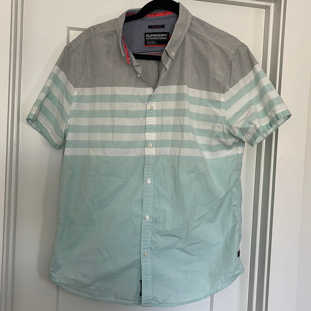SuperDry XL short sleeve button down (runs small - fits like a L)